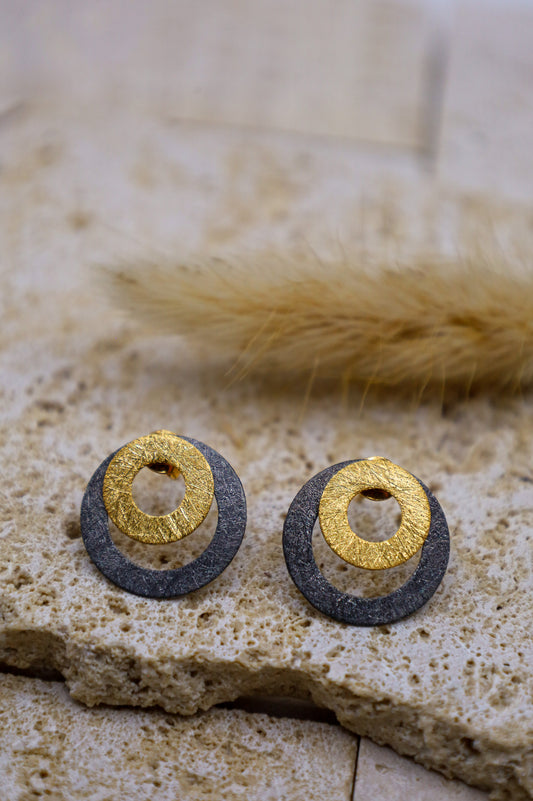 Silberne Ohrringe Caria