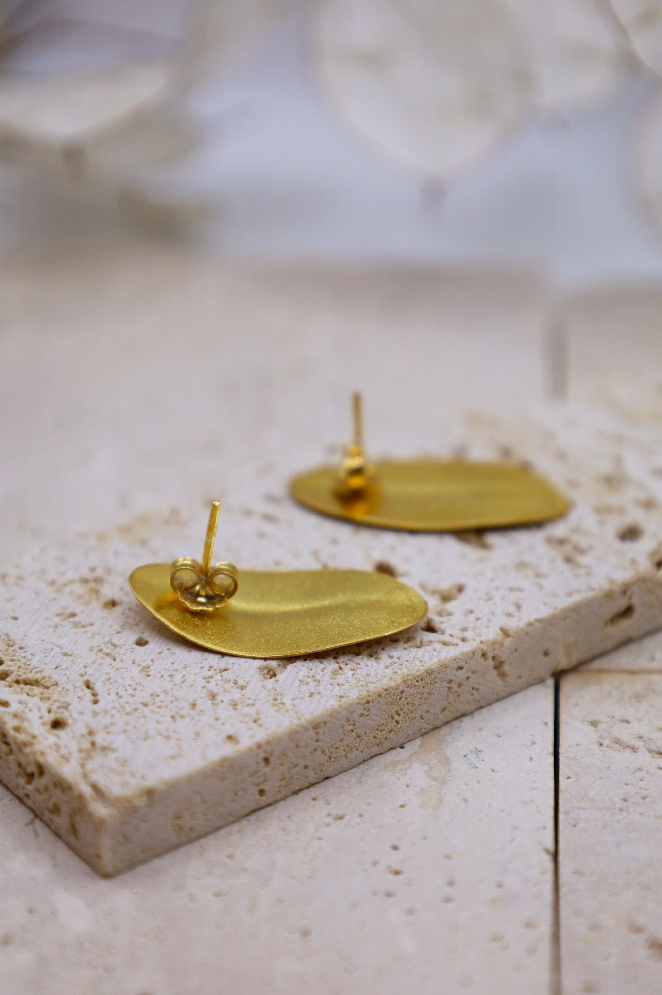 Goldene Ohrringe Elsa