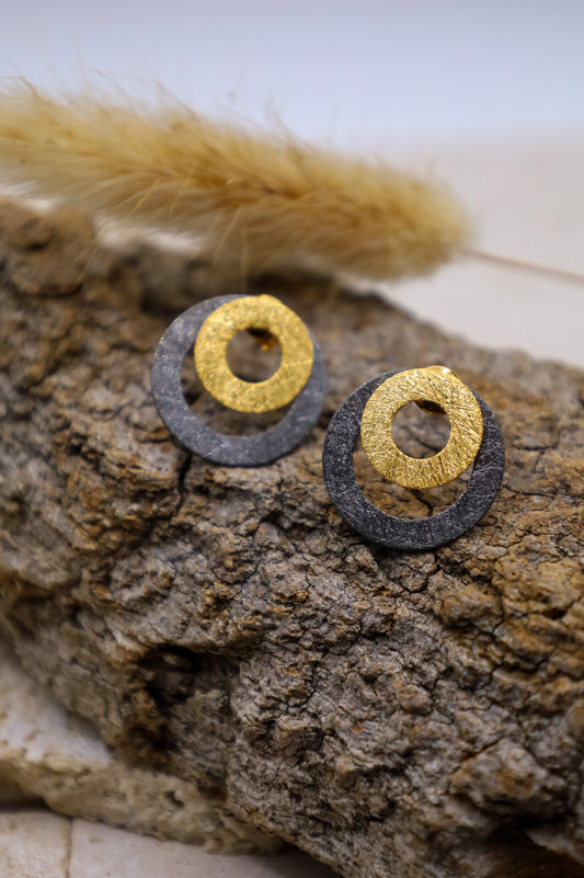 Silberne Ohrringe Caria