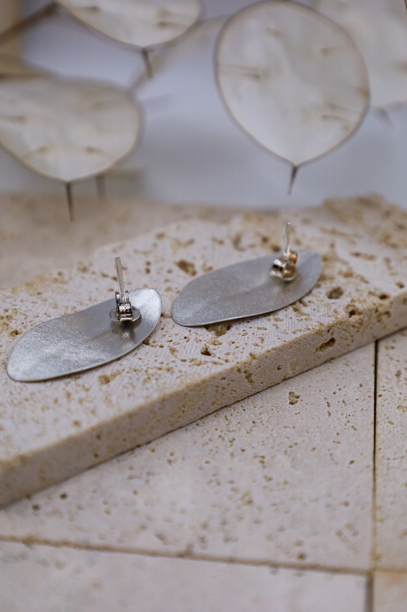 Silber Ohrringe Aura