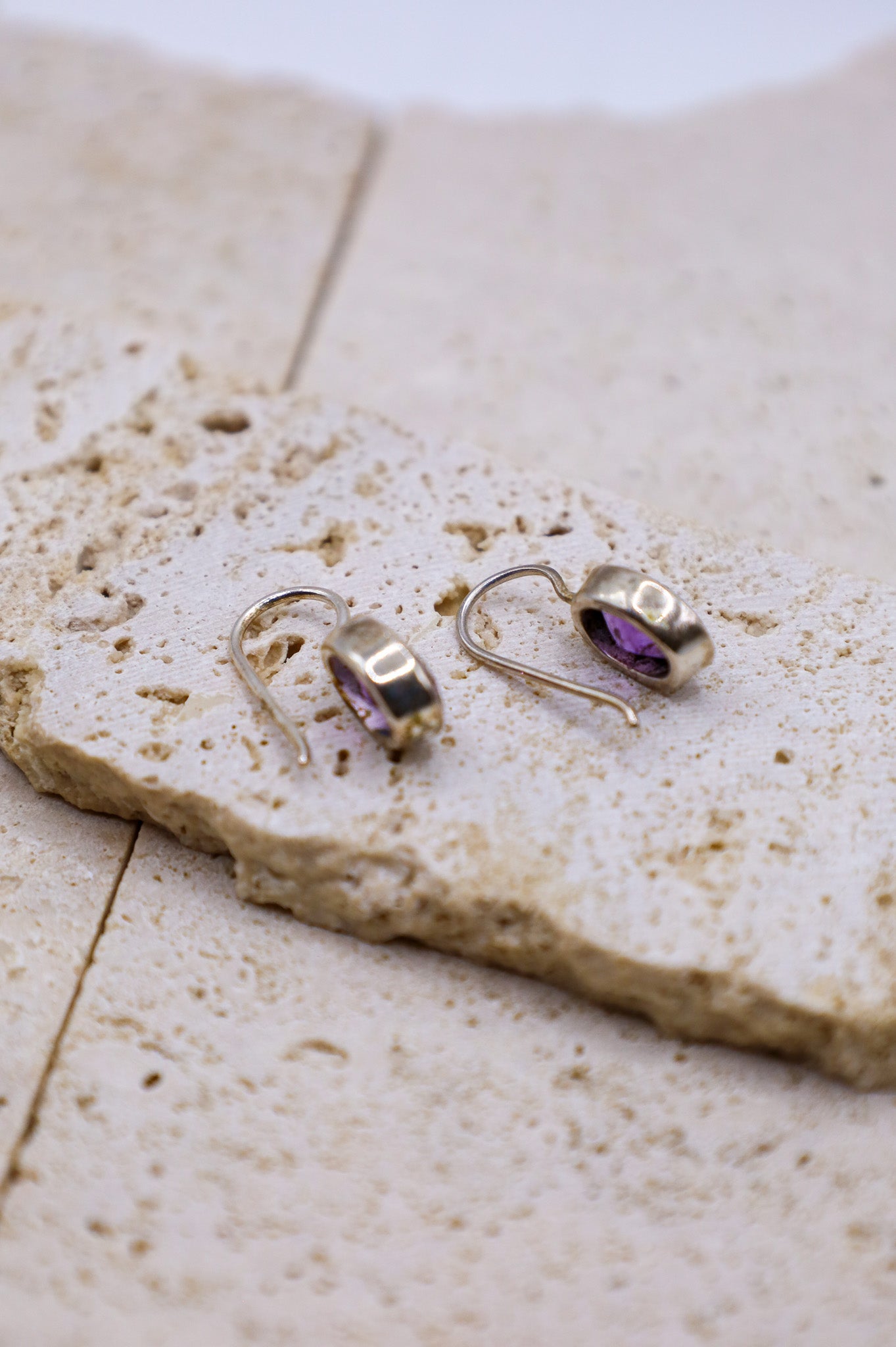 Amethyst Ohrringe Lilie