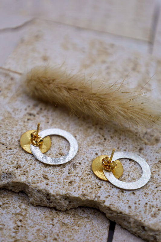 Silberne Ohrringe Cleopatra