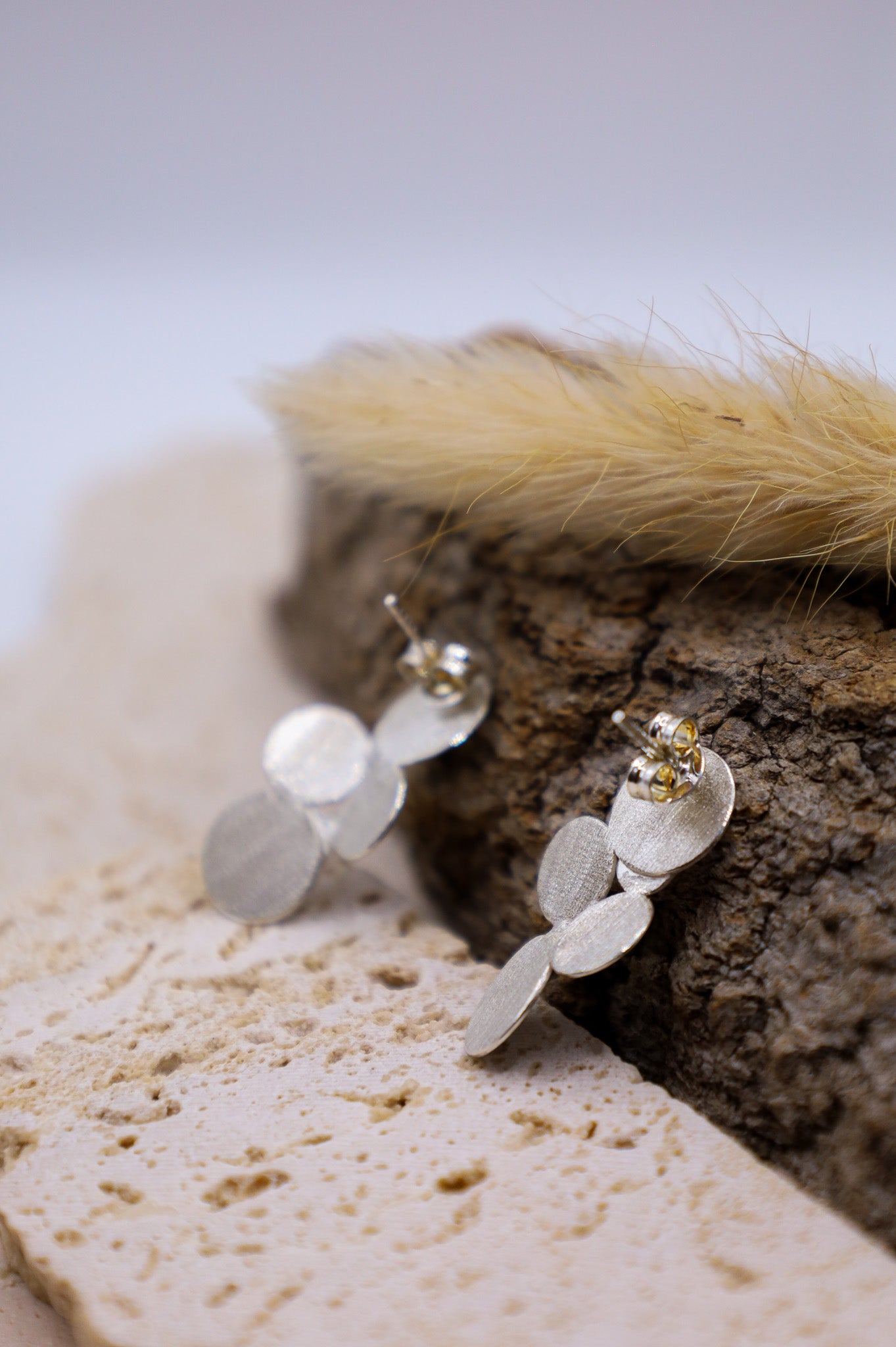 Silber Ohrringe Floral