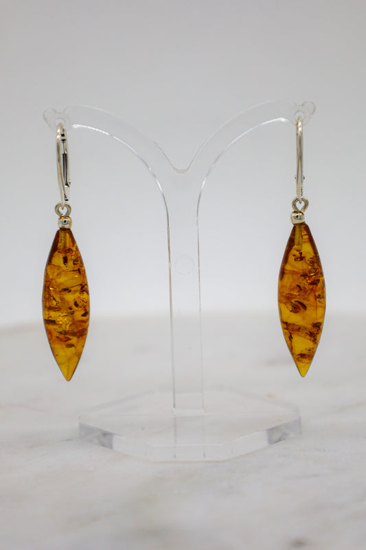 Ohrringe mit Bernstein