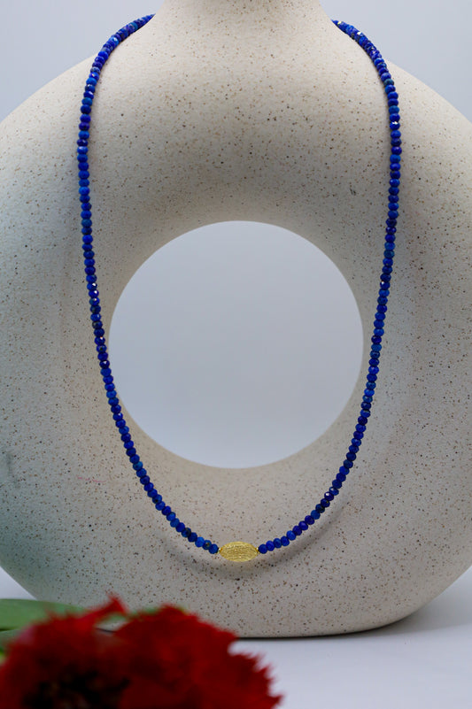 Blaue Lapislazuli Kette für Frauen