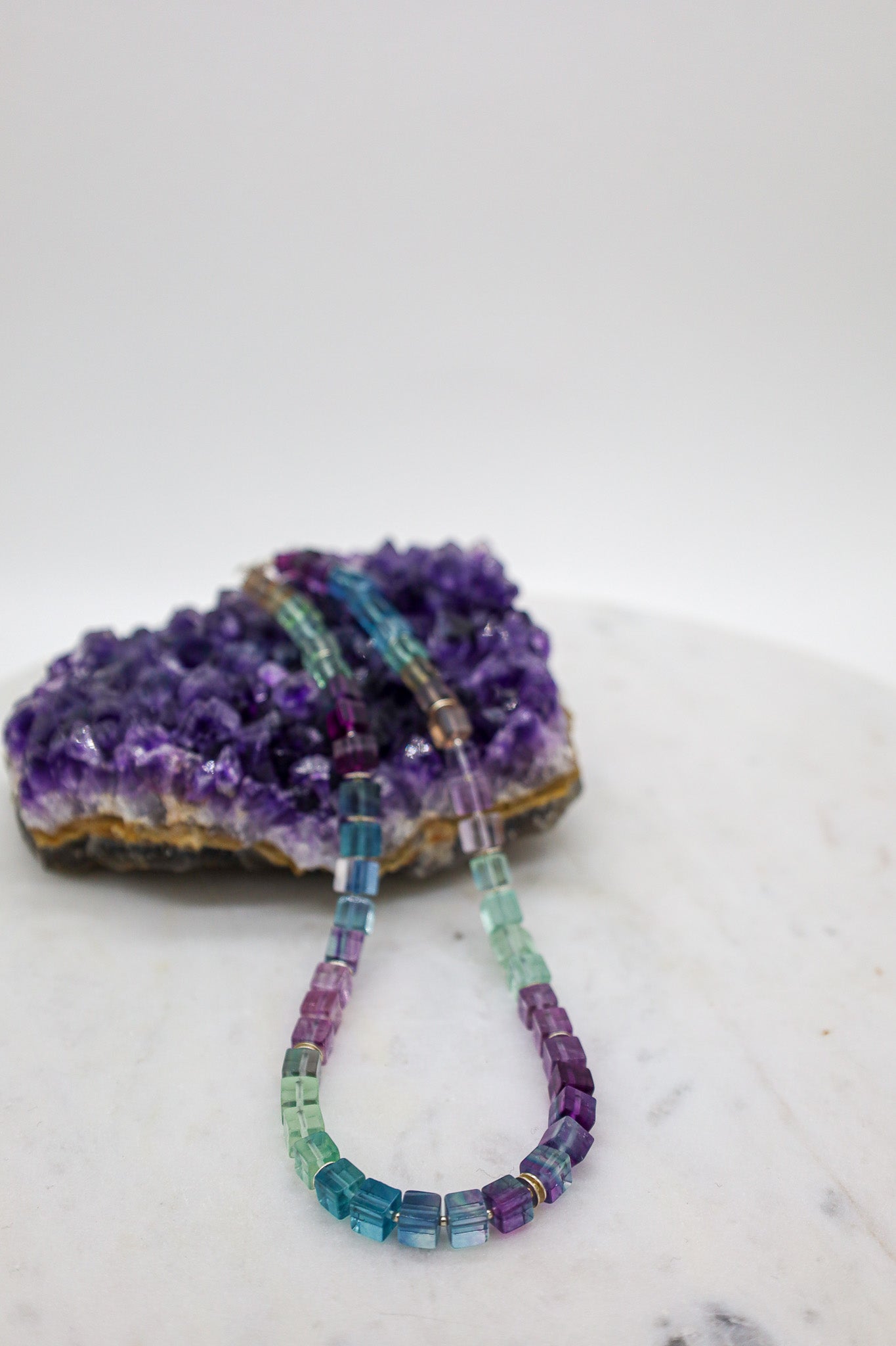 Edelsteinkette mit Fluorit