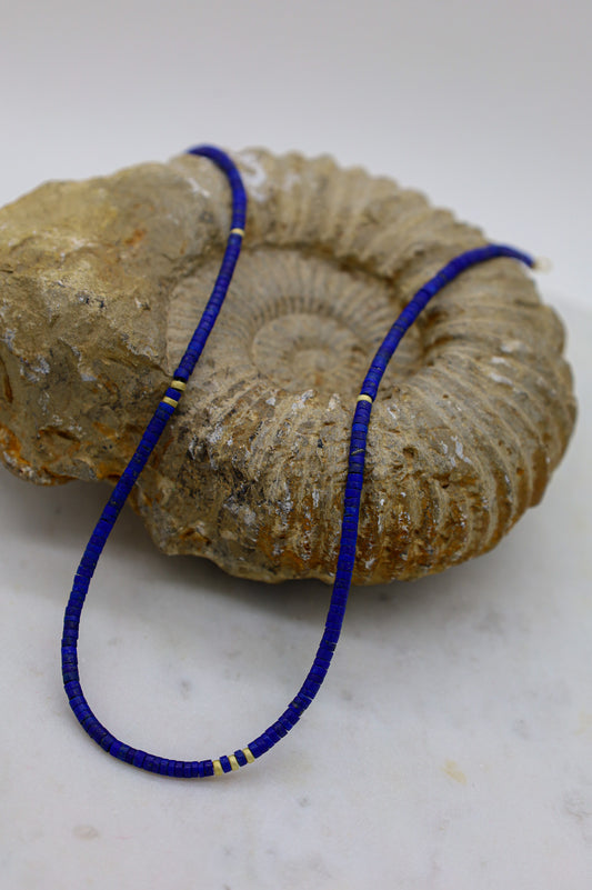 Blaue Lapislazuli Kette