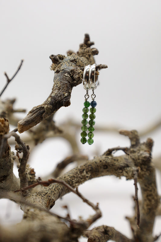 Ohrringe mit grünem Turmalin