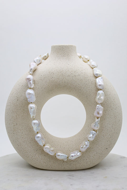 Echte Perlenkette für Frauen