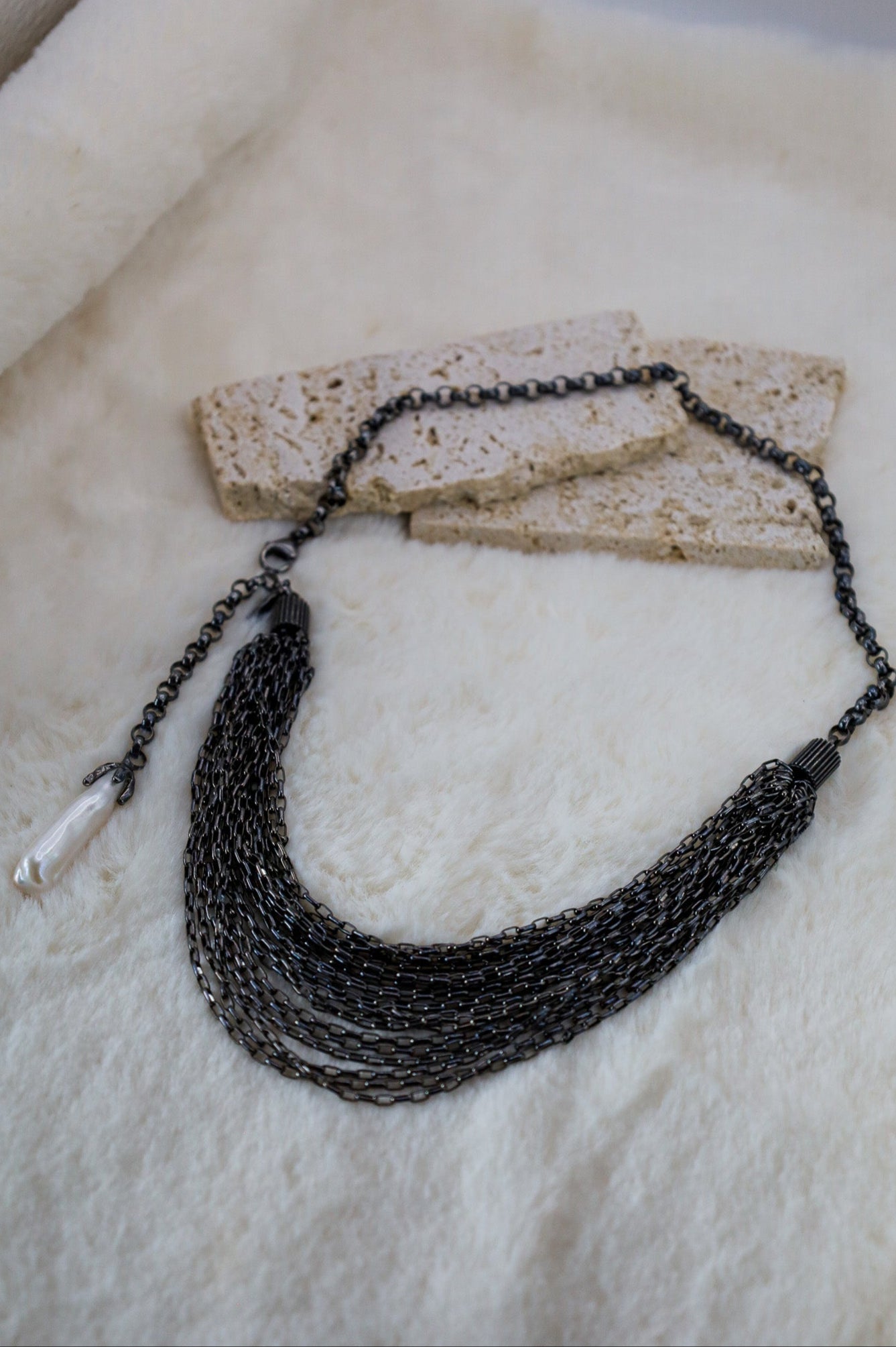 Silberne Kette für Frauen