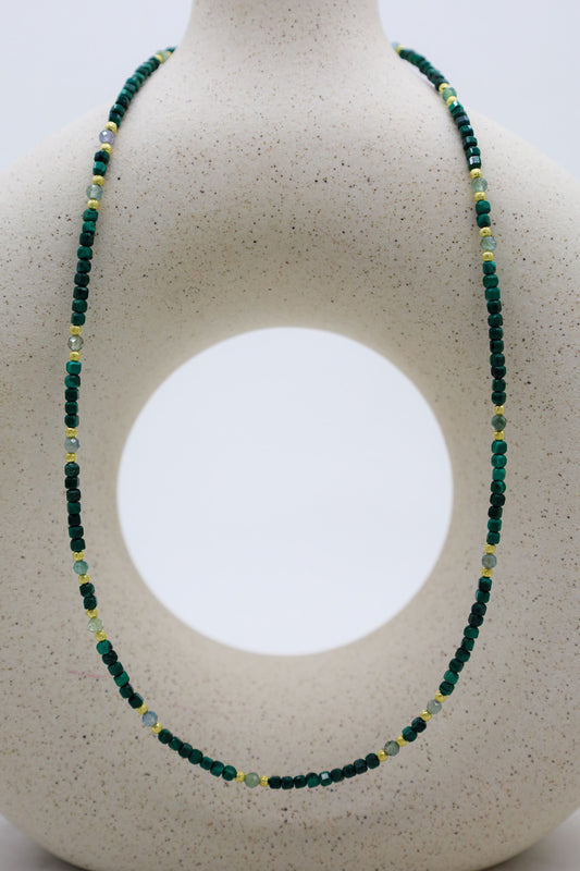 Grüne Kette Turmalin