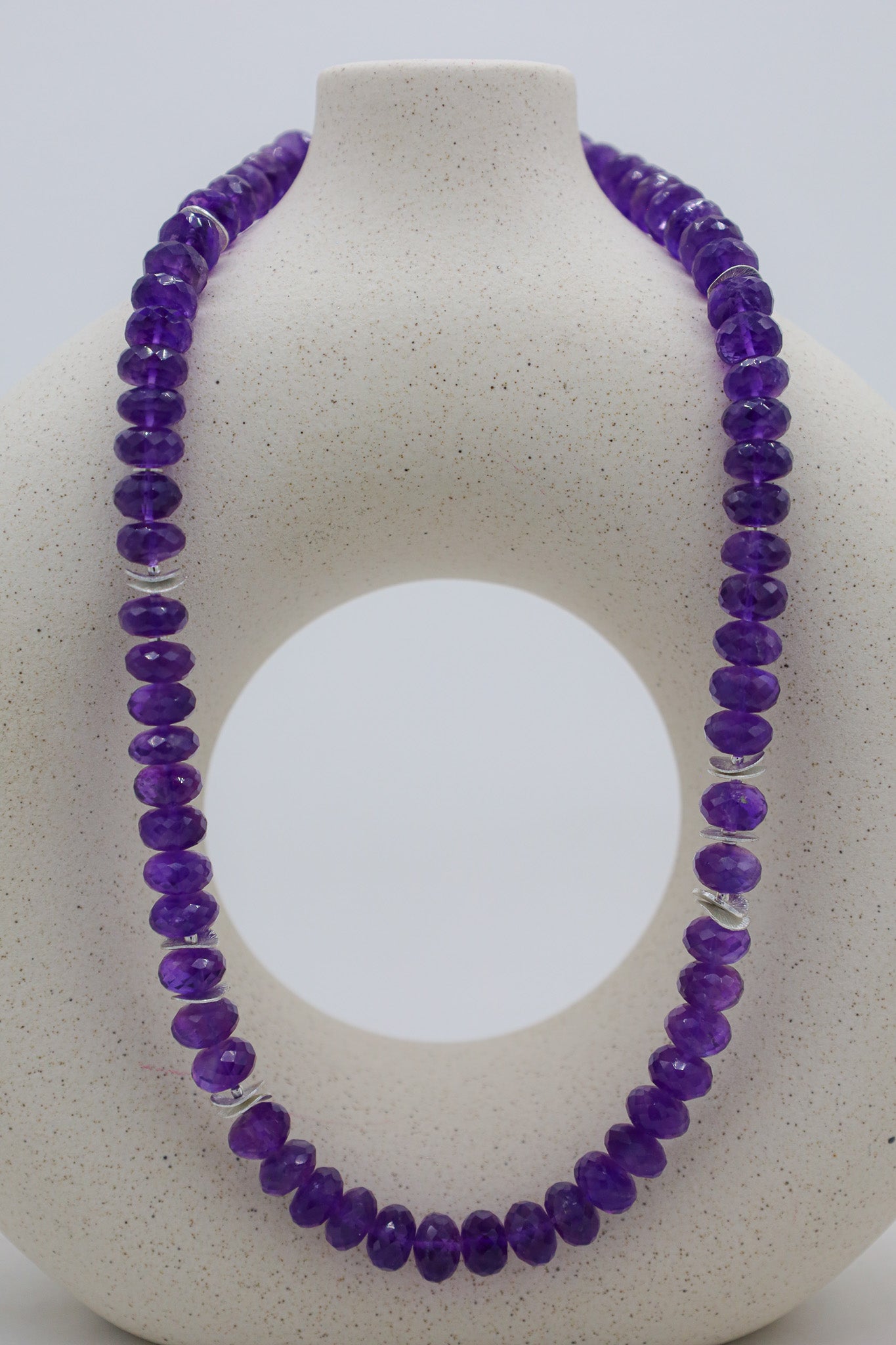 Damen Halskette Amethyst