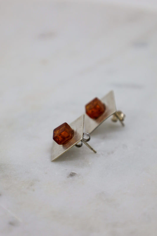 Bernstein Ohrstecker