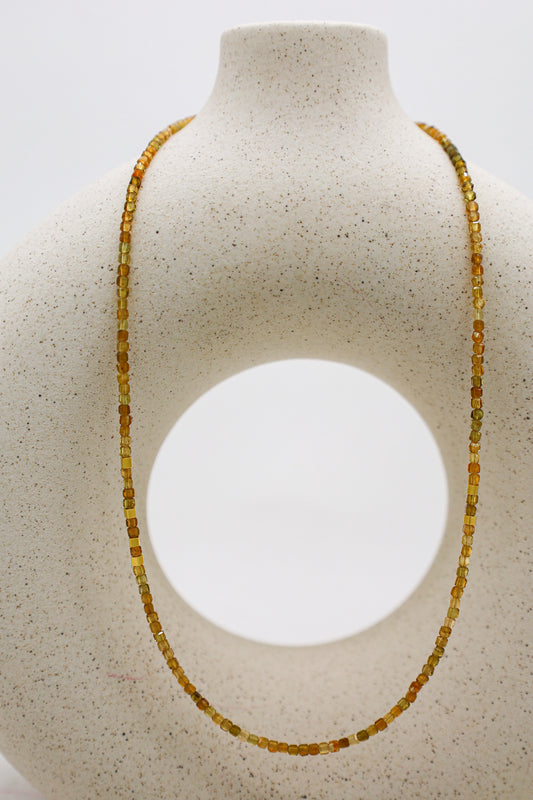 Gelbe Turmalin Kette