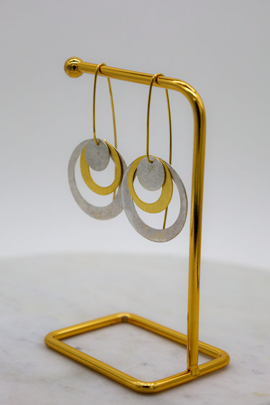 Designerohrringe in Silber