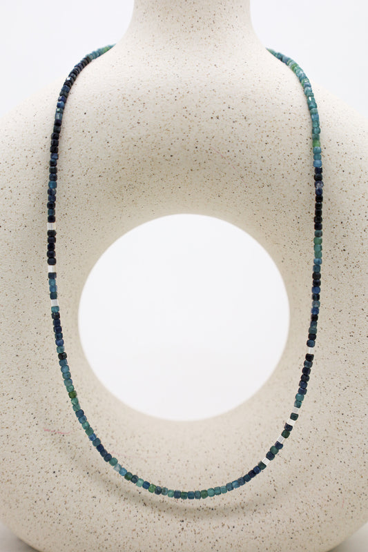 Blaue Turmalin Kette