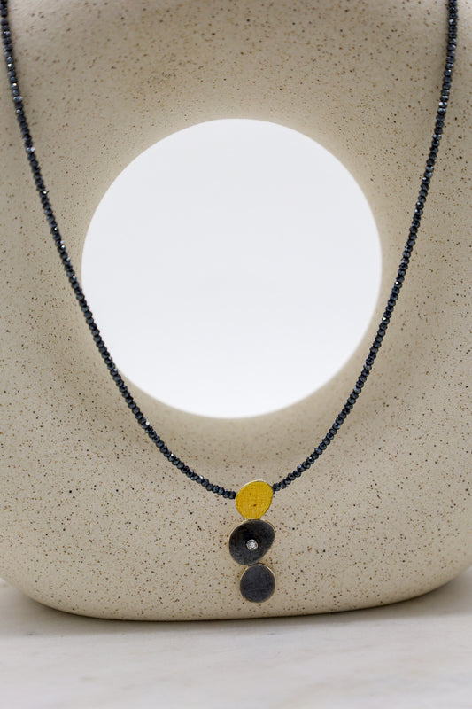 Schwarze Hämatit Kette