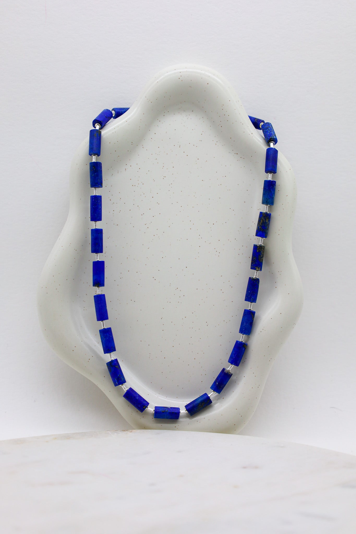 Blaue Lapislazuli Kette