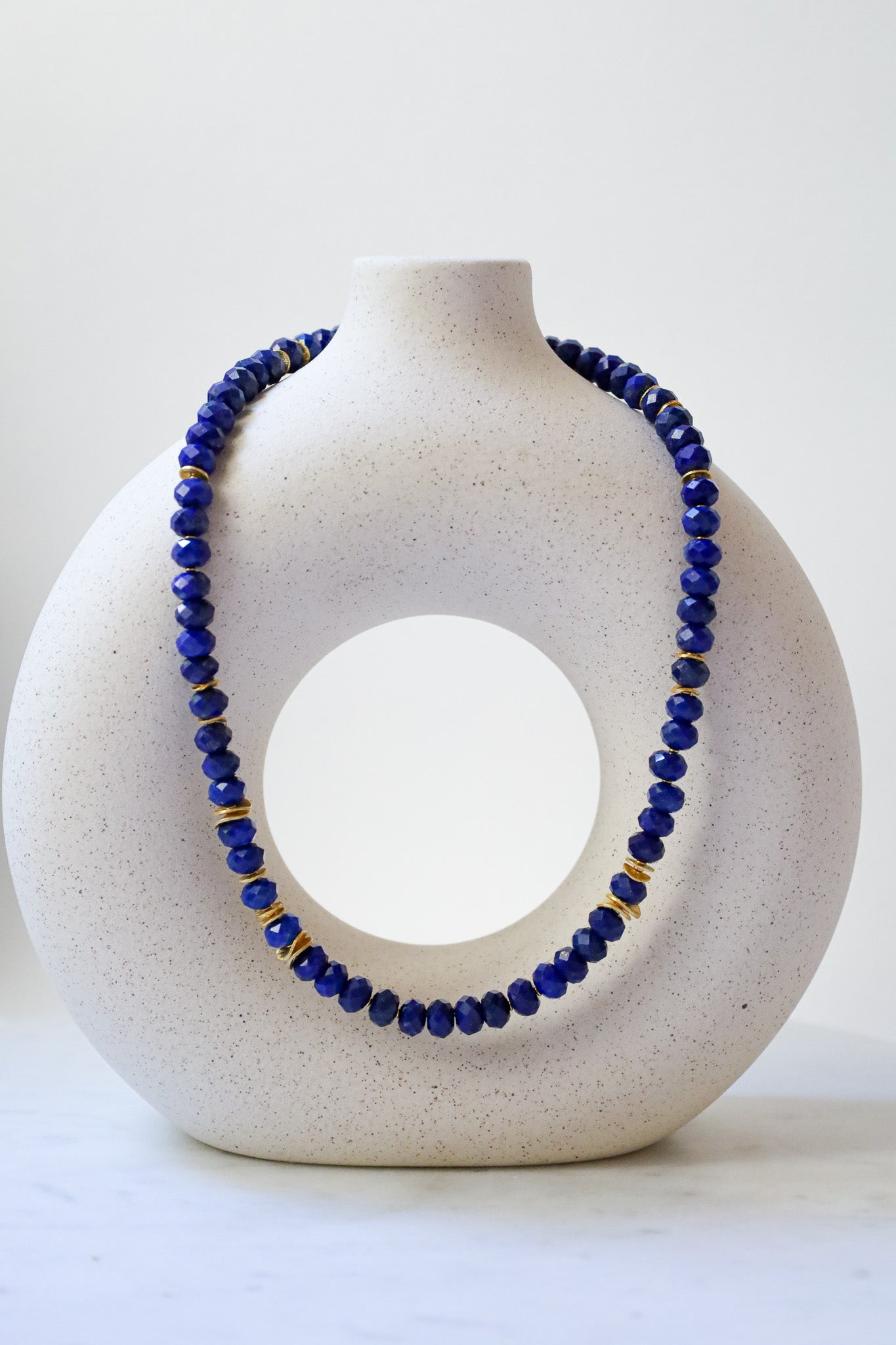 Blaue Lapislazuli Kette