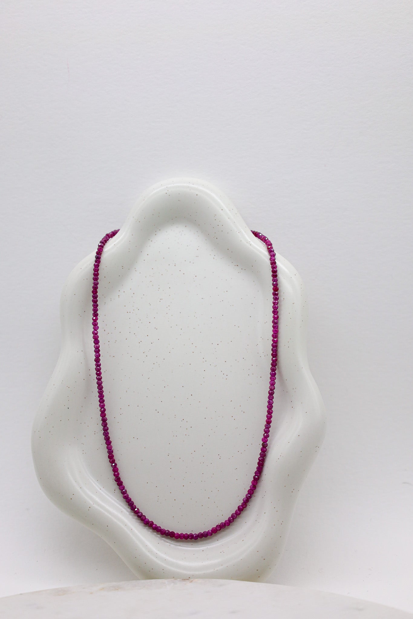 Zarte Rubin Kette