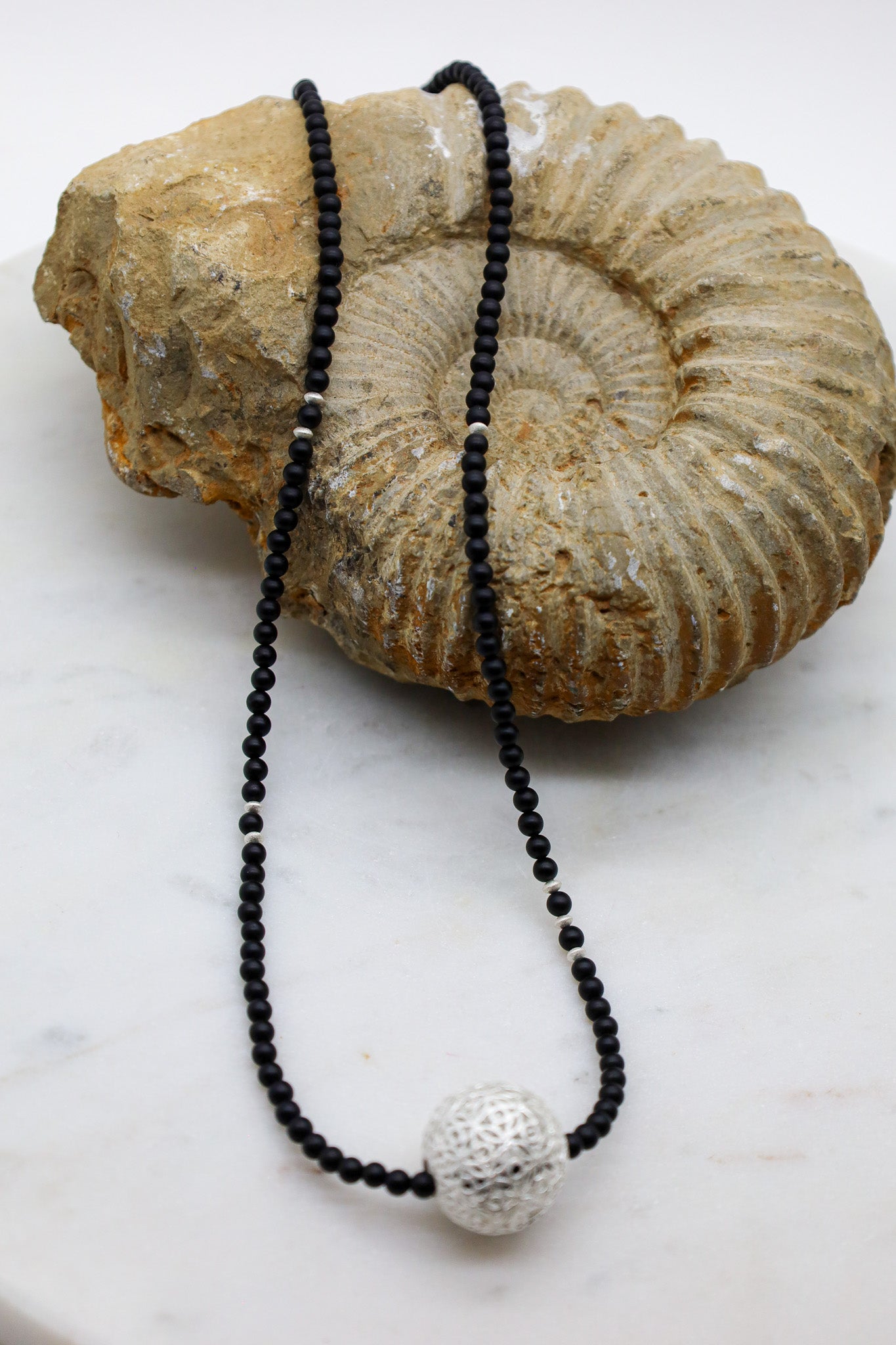 Onyx Edelsteinkette für Frauen