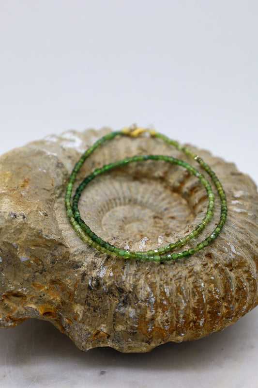 Grüne Turmalin Kette