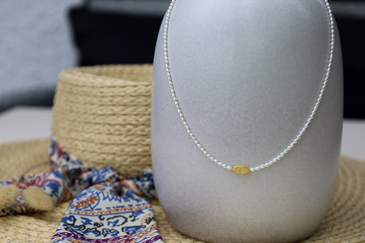 Süßwasser Perlen Halskette