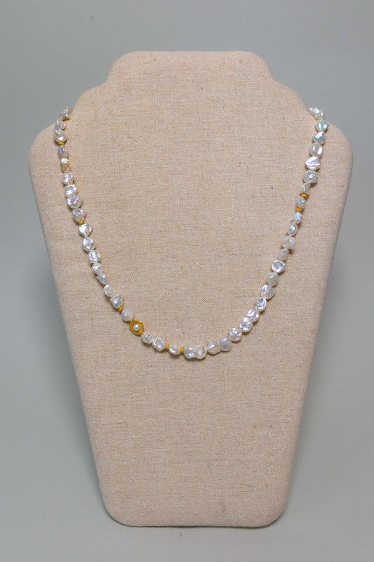 Süßwasserperlen kette echt