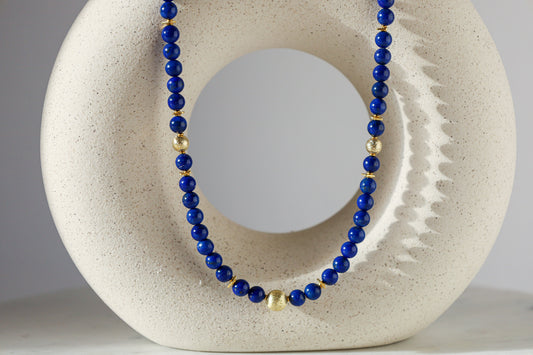 blaue lapislazuli kette