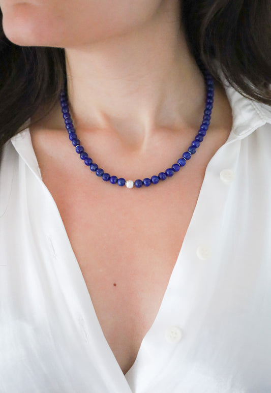 Kette mit Lapislazuli