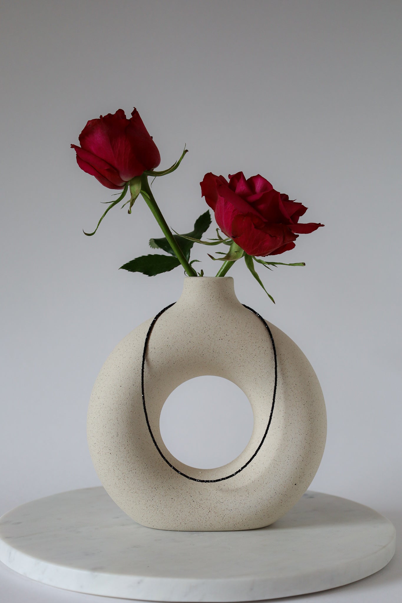 Spinell Kette schwarz