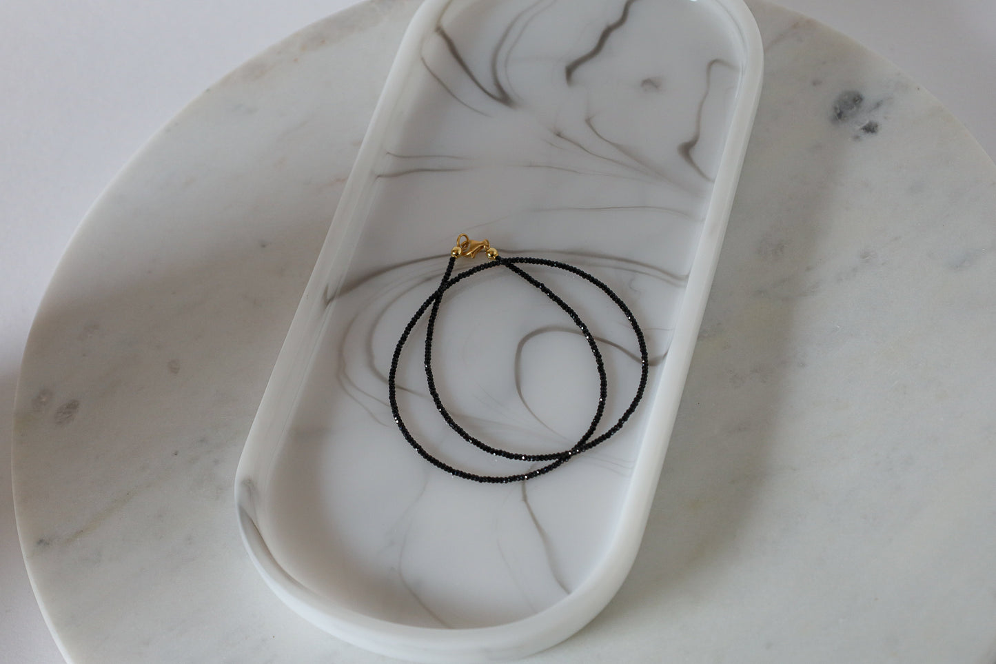 Spinell Kette facettiert