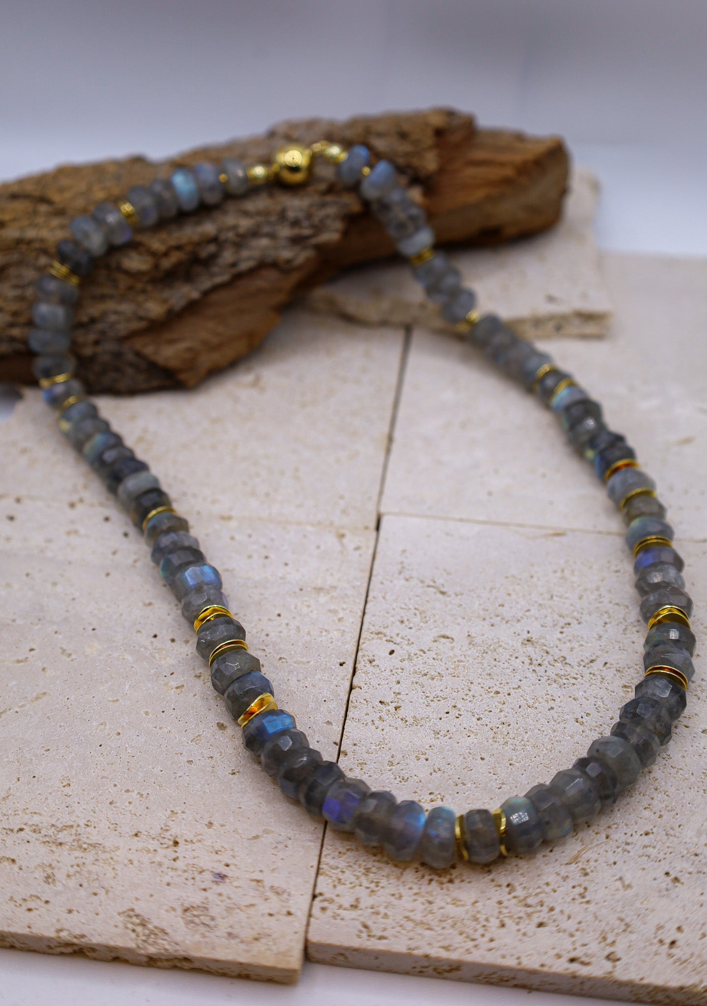 Labradorit Kette Malia