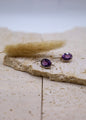 Amethyst Ohrringe Lilie