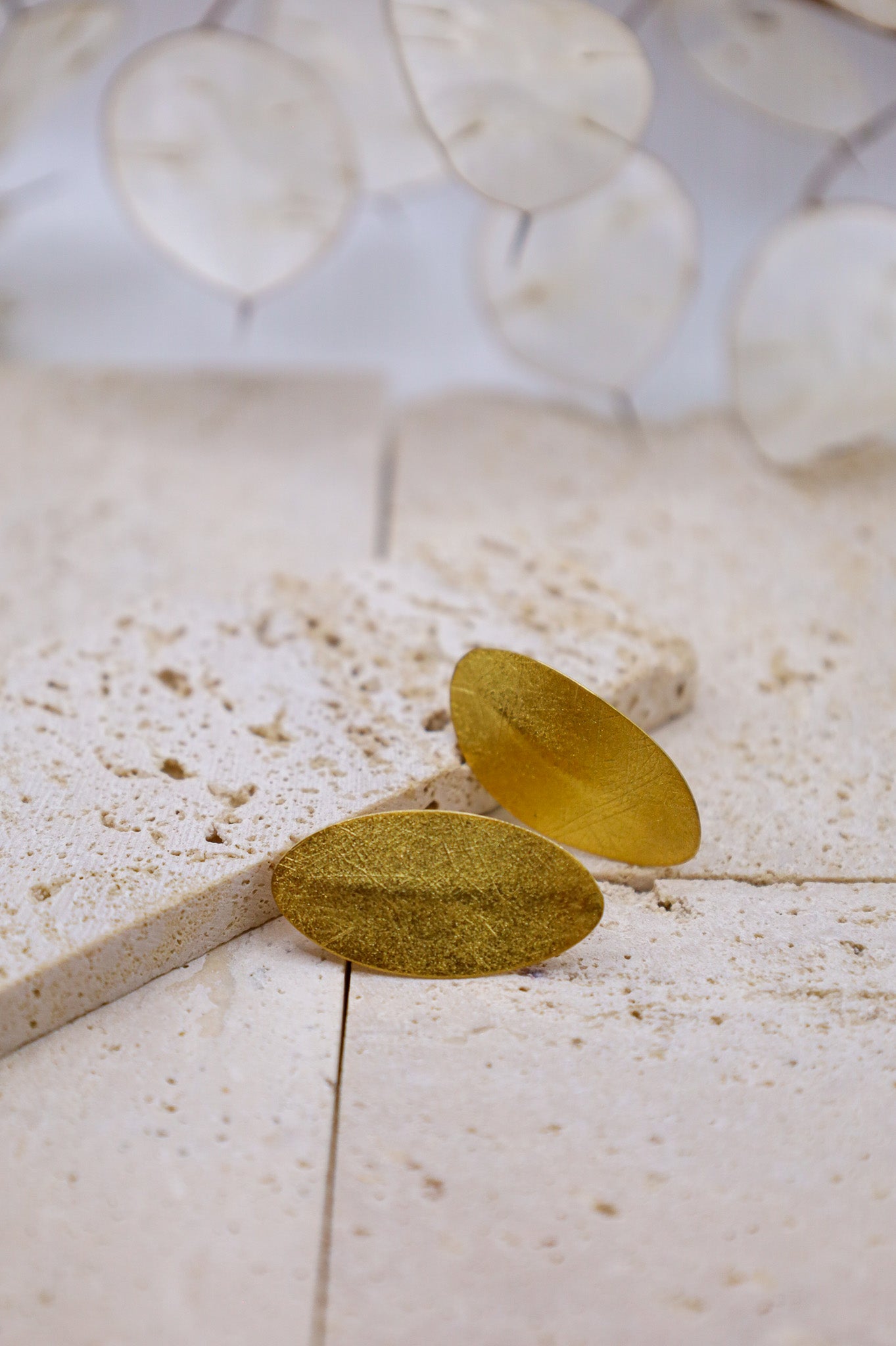 Goldene Ohrringe Elsa