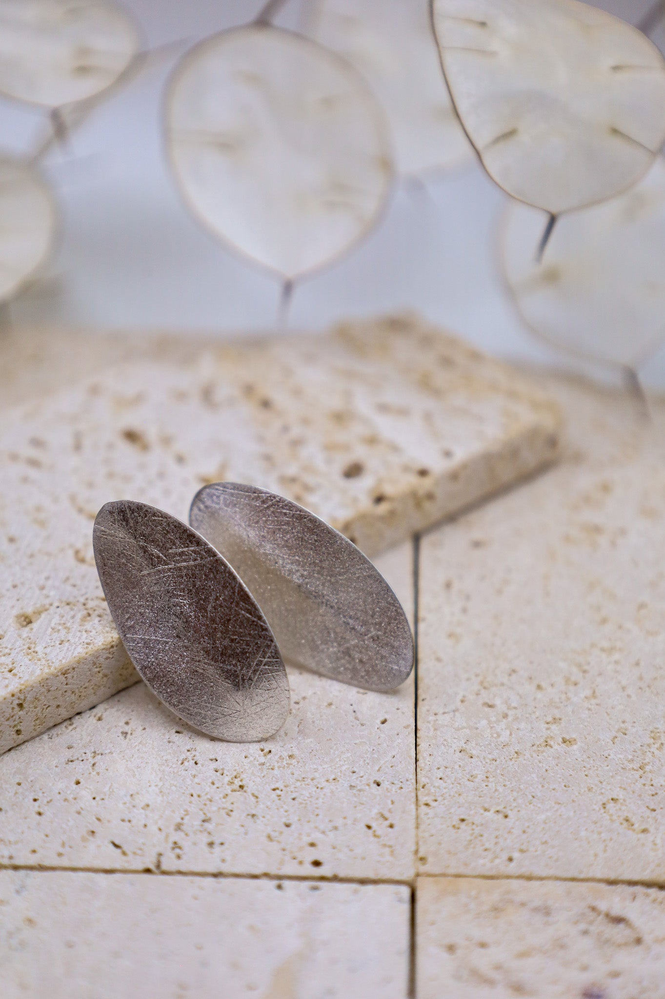 Silber Ohrringe Aura