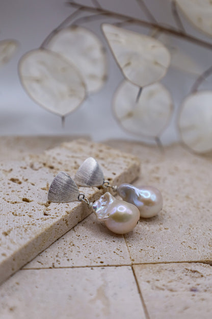 Ohrringe mit Barockperlen Natalia