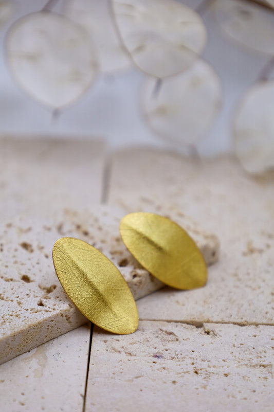 Goldene Ohrringe Elsa