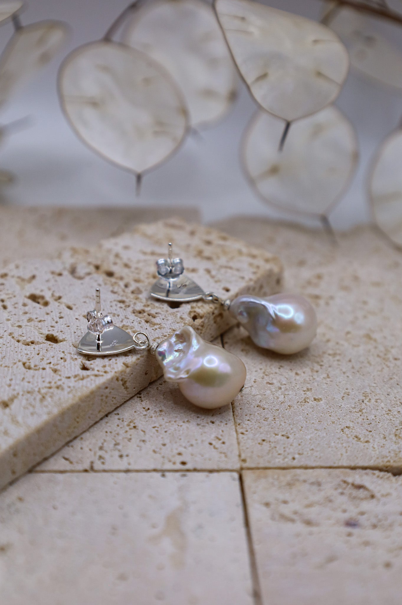 Ohrringe mit Barockperlen Natalia