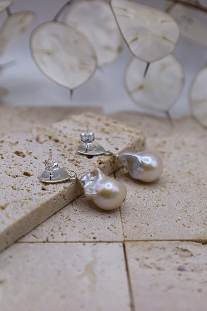 Ohrringe mit Barockperlen Natalia