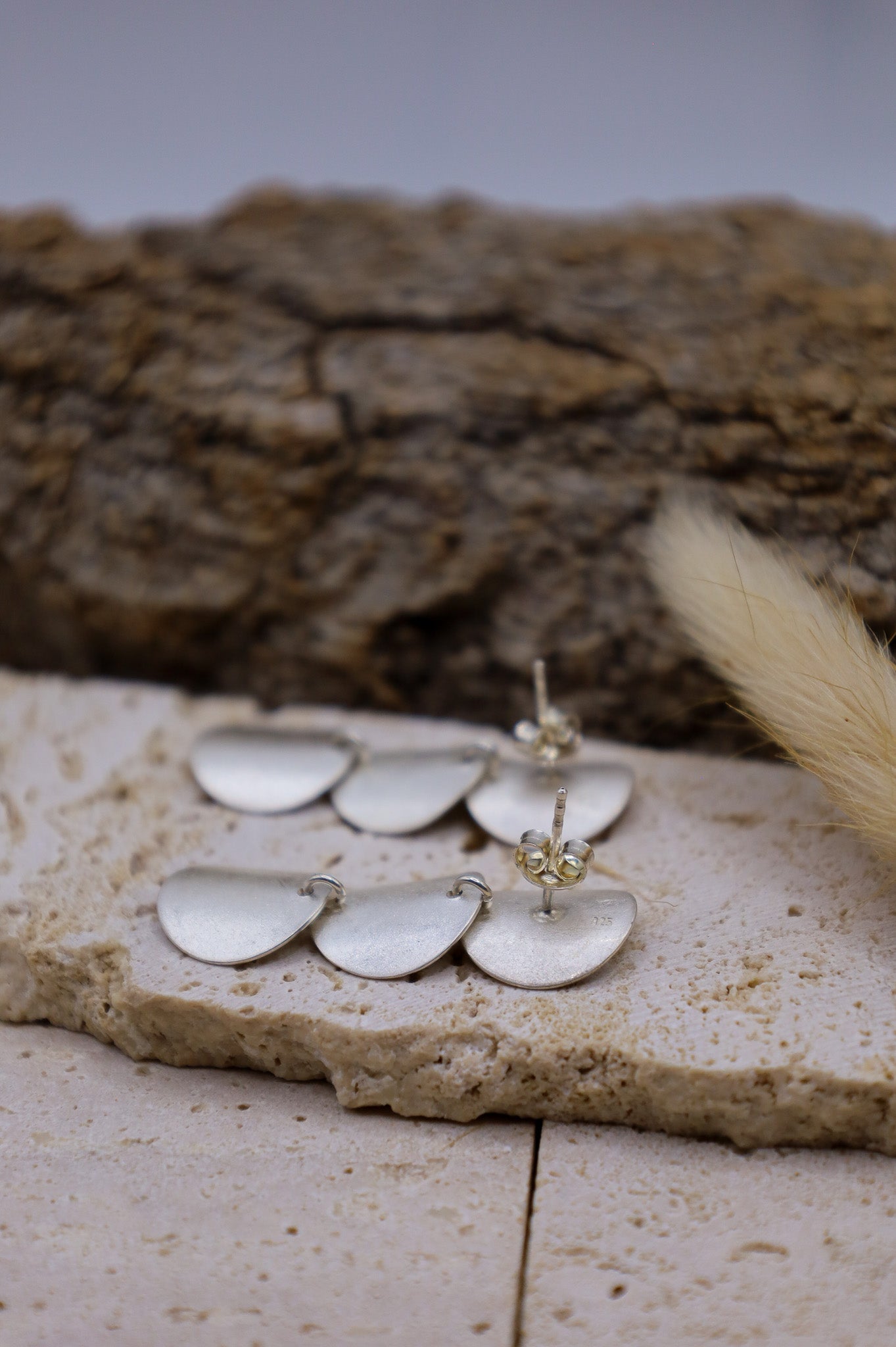 Silberne Ohrringe Sima