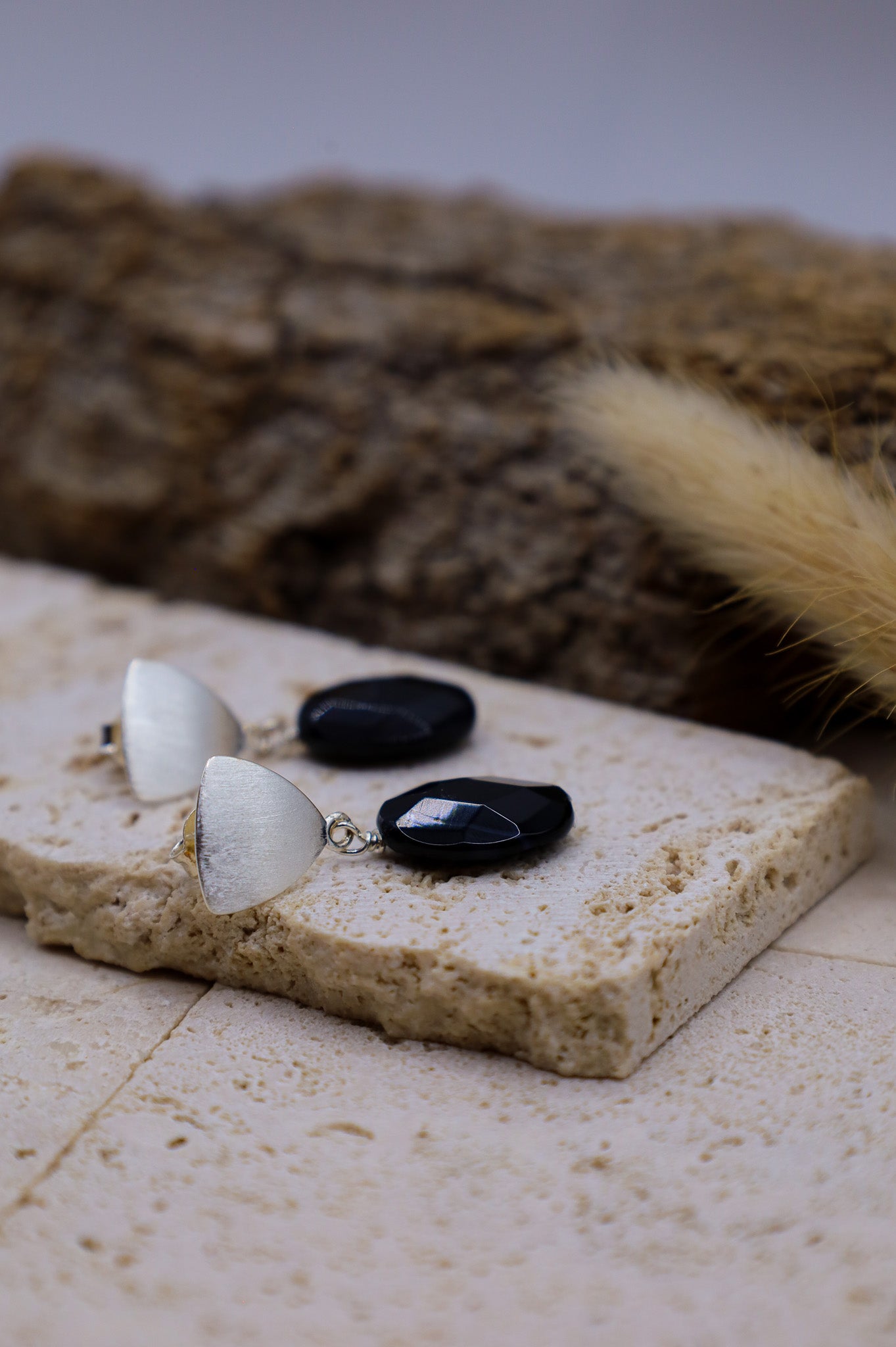 Onyx Ohrringe Marlene