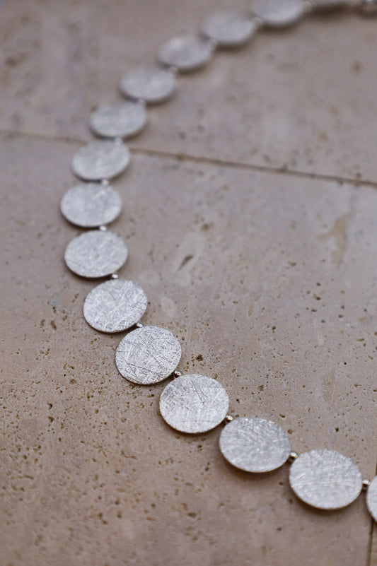 Silberne Kette Carina