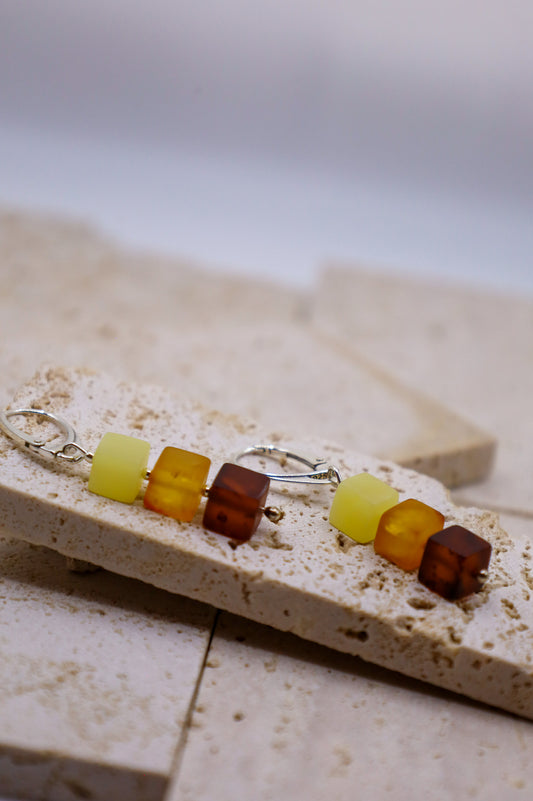 Bernstein Ohrringe Cube Gradient