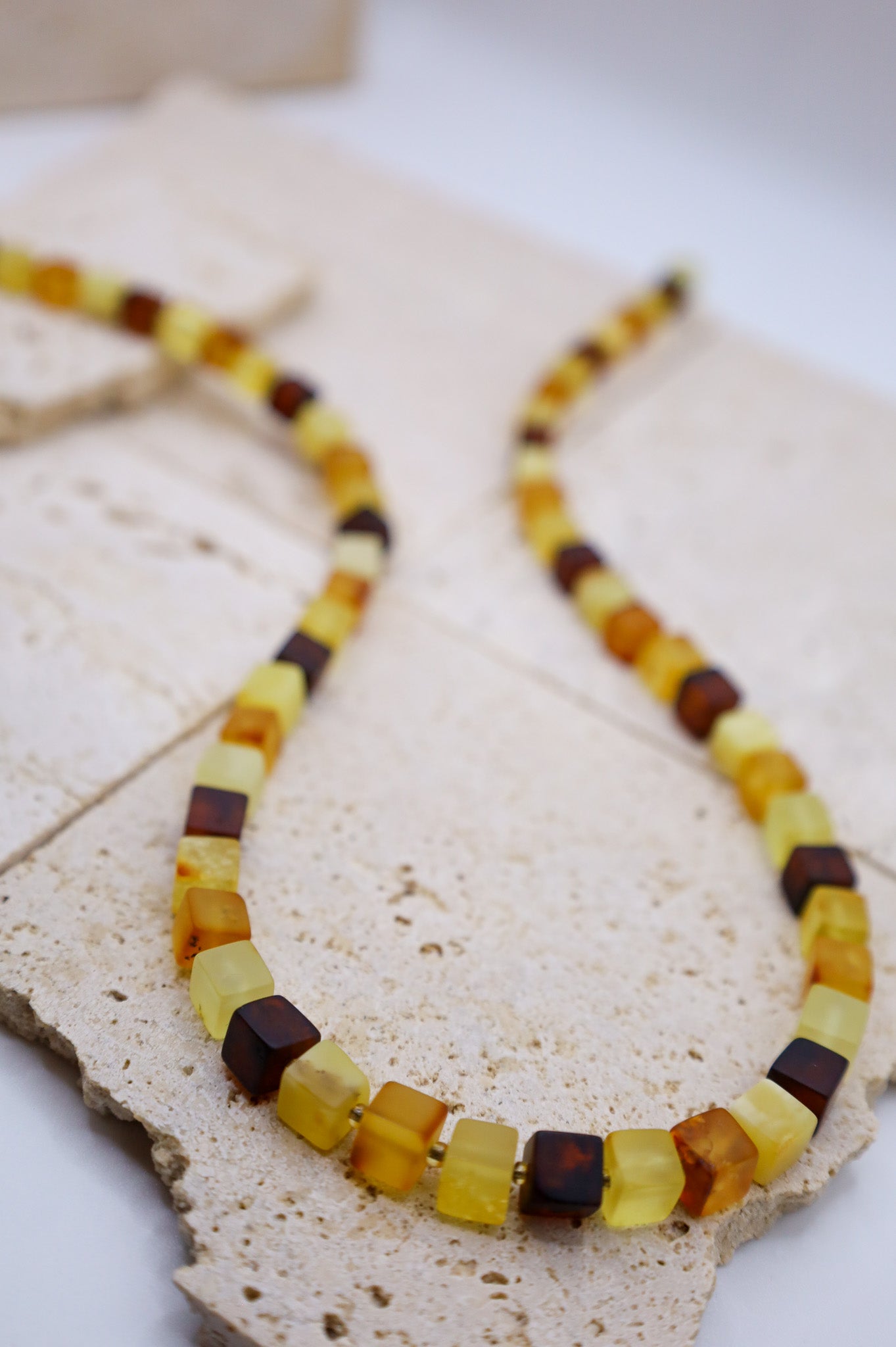 Ausgefallene Bernstein Kette