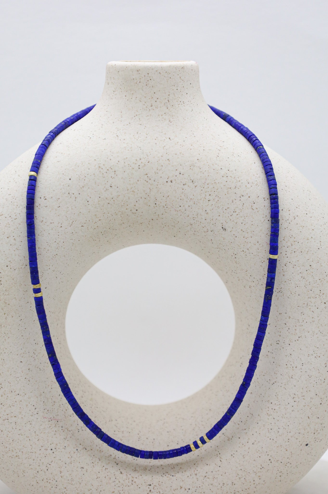 Schöne Damen Halskette mit Lapislazuli