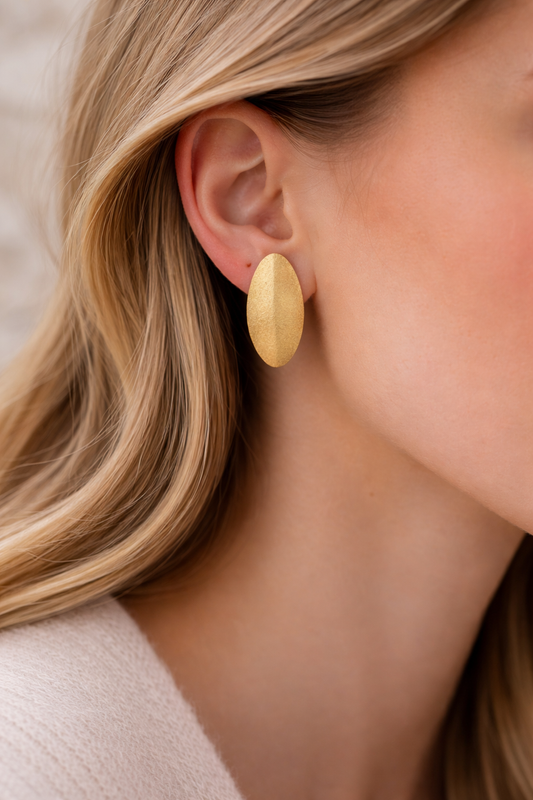 Goldene Ohrringe Elsa