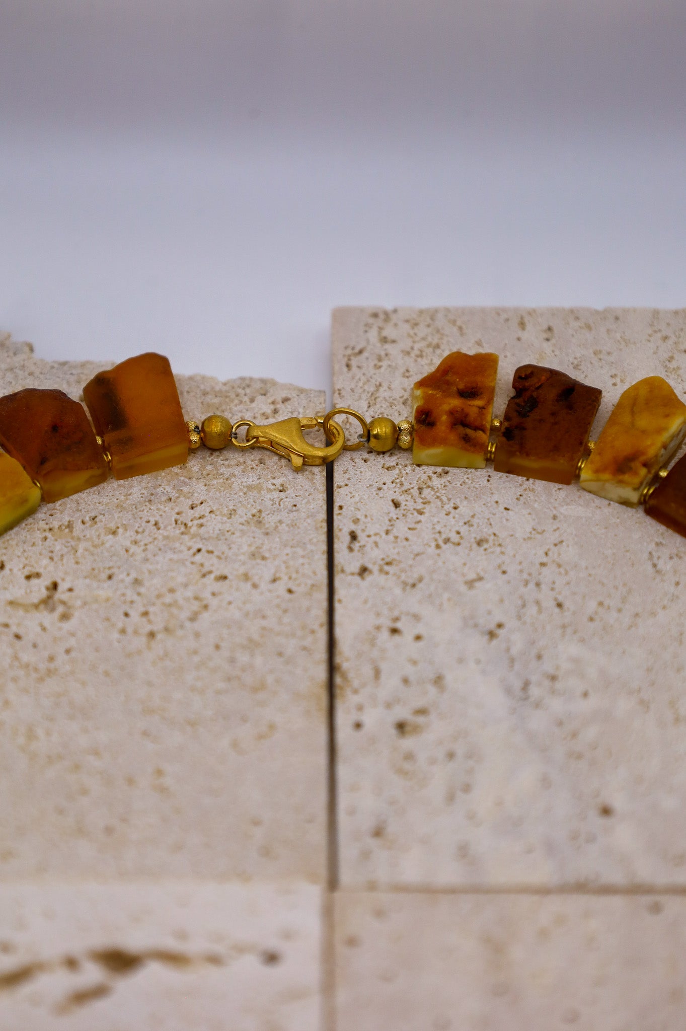 Karabiner Verschluss Bernstein Schmuck