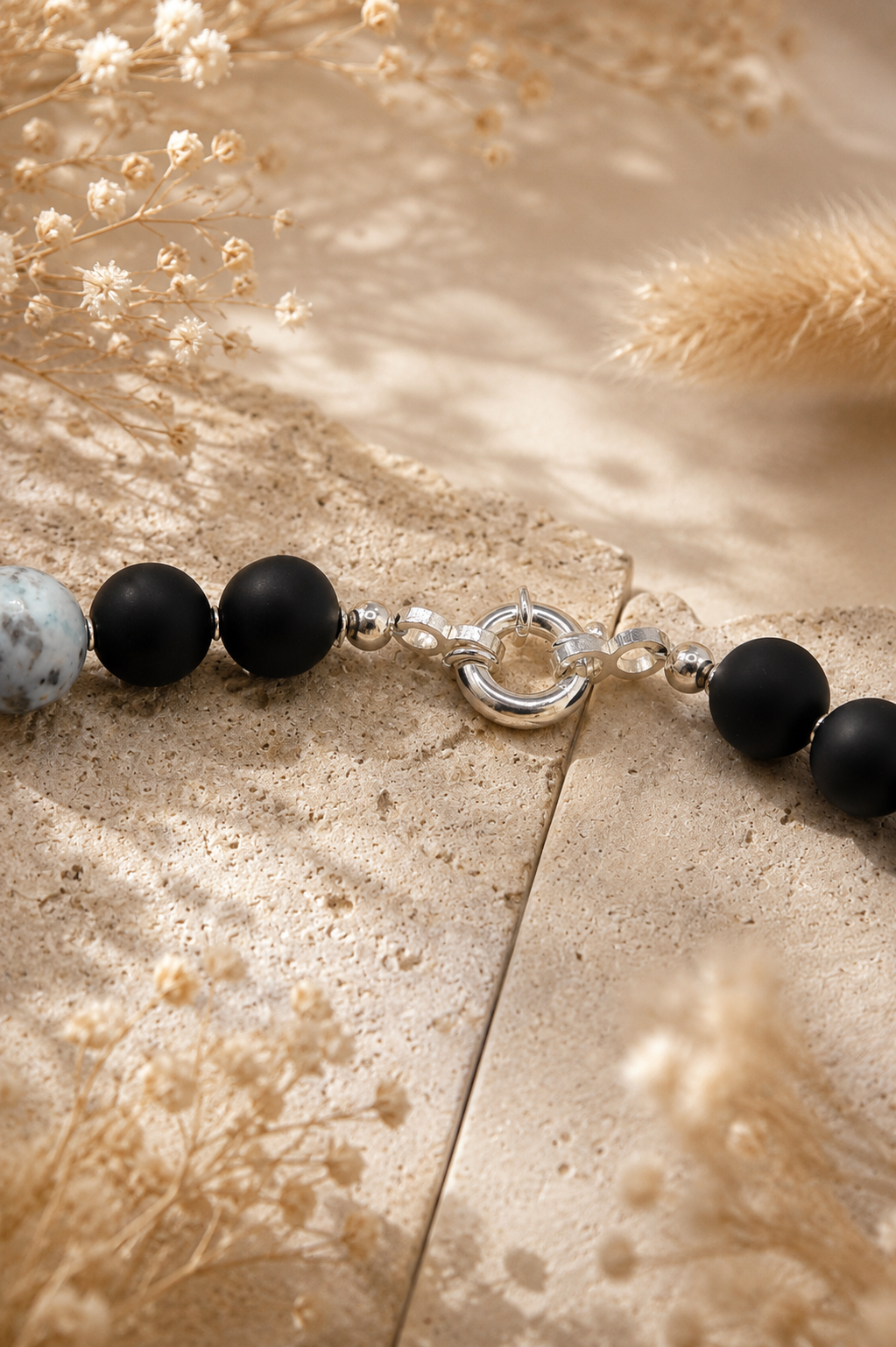 Onyx & Jaspis Kette „Marlene“