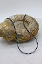 Schwarze Onyx Kette